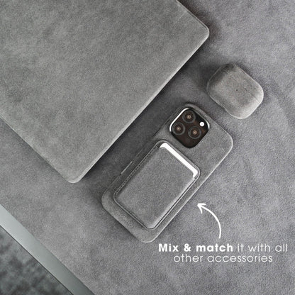 iphone alcantara case - Space Grey