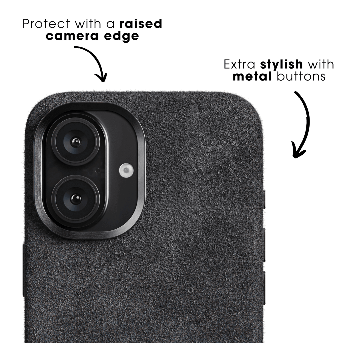 iphone alcantara case - Space Grey